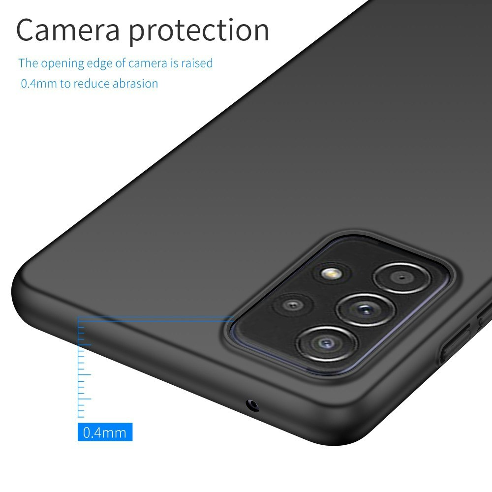 Samsung A52/A52s - Ultra Tunt Gummibelagt Skal Nordic® Matt Svart