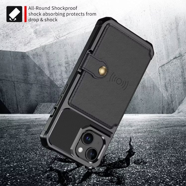 iPhone 14 - Skal Premium med Plånbok RFID Svart