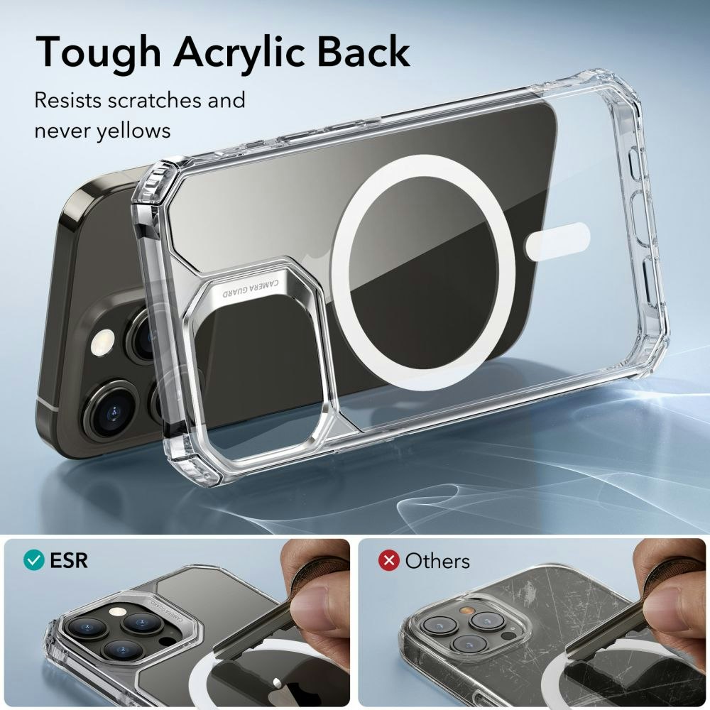 iPhone 15 Pro Max - ESR Air Armor Halolock MagSafe Skal Transparent