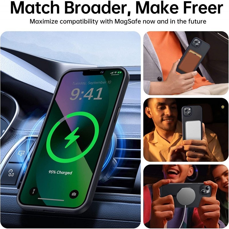 Phone 11 - Skal Magsafe Hybrid Silikon Matt Svart