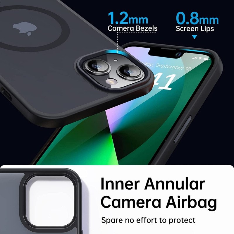 Phone 11 - Skal Magsafe Hybrid Silikon Matt Svart