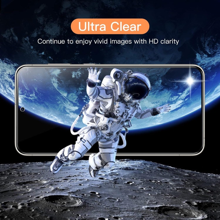 Samsung S23 - (2-Pack) Premium Skärmskydd med Installationsram