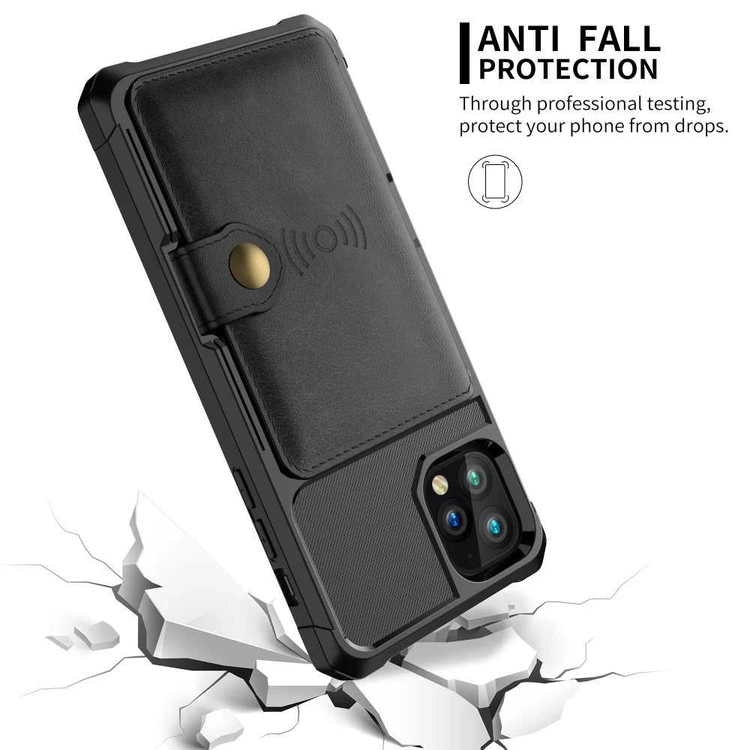 Premium Stöttåligt Skal korthållare Solid® iPhone 13/13 Pro/ Pro Max