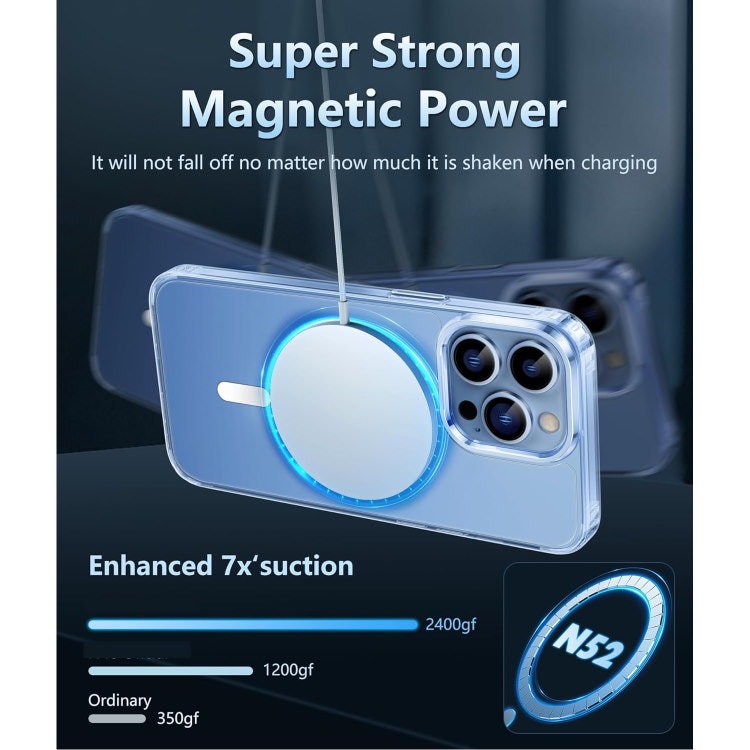 iPhone 14 Pro - Skal MagSafe Stötdämpande Transparent