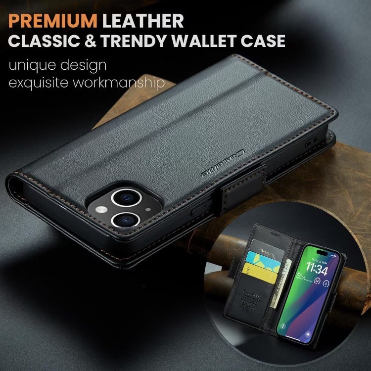 iPhone 15 - Fodral Premium 4-FACK CaseMe Svart