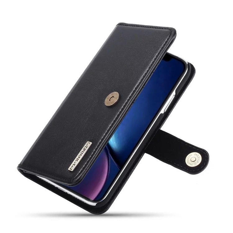 iPhone 11 - DG.MING® 2in1 Magnet Läder Fodral Svart
