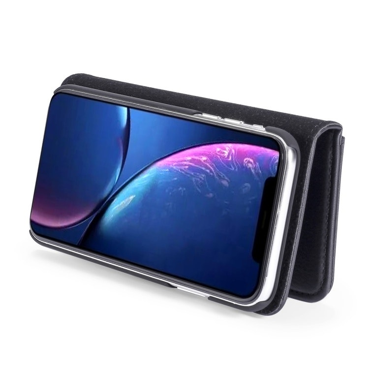 iPhone 11 - DG.MING® 2in1 Magnet Läder Fodral Svart