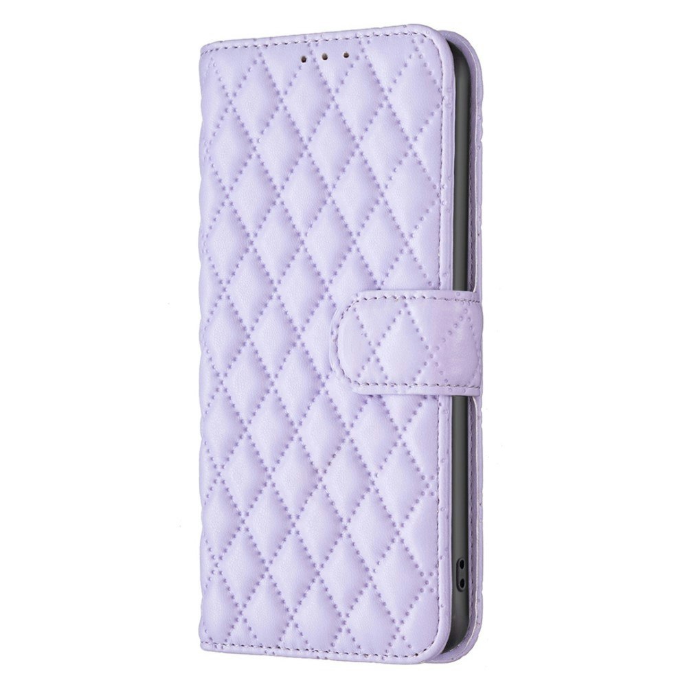 iPhone 11 - Praktiskt Läder Fodral 4-FACK Quilted Lila