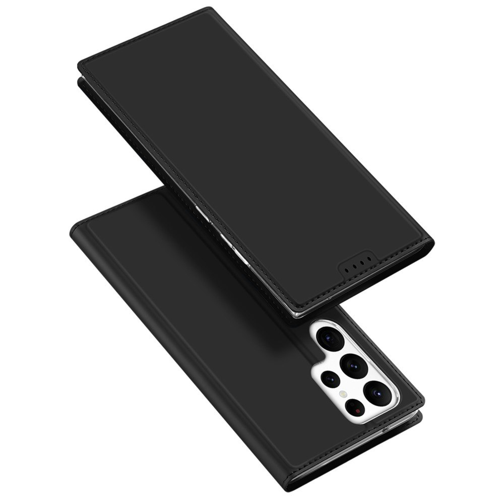 Samsung S23 Ultra - DUX DUCIS® Ultra Slim Läder Fodral Svart