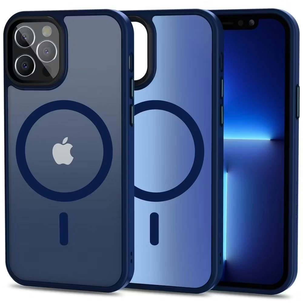 iPhone 16 Pro - MagSafe skal MagMat Stöttåligt Matt Blå