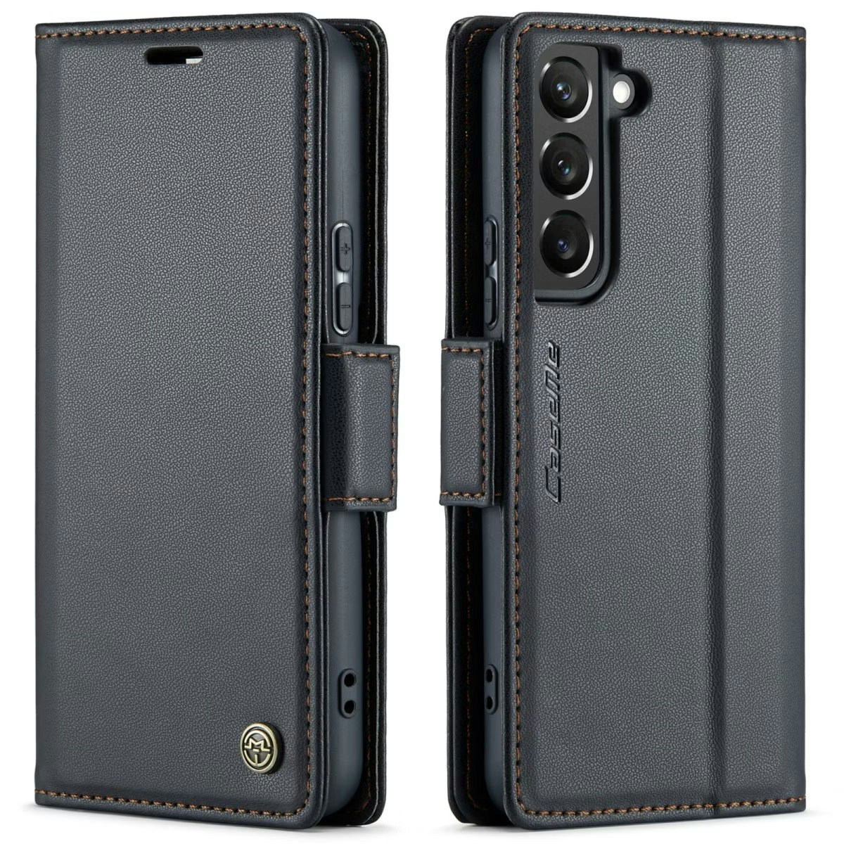 Samsung S22 - Fodral 4-FACK Premium CaseMe® Svart