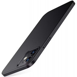 iPhone 11 - Ultratunt Stöttåligt Skal Gummibelagt Mattsvart