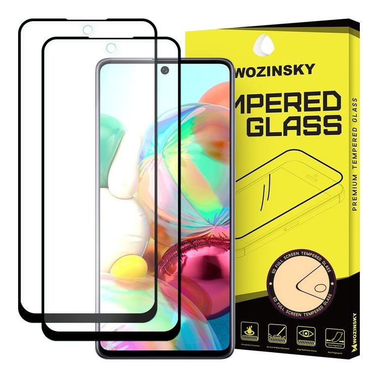 (4) Heltäckande Skärmskydd Härdat Glas Galaxy A51