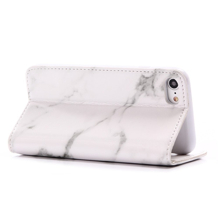 iPhone 7/8/SE - Solid® Marmor Fodral Vit