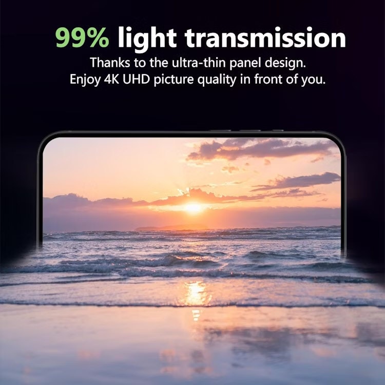 iPhone 16 Pro Max - (2-Pack) Skärmskydd Premium med Installationsram