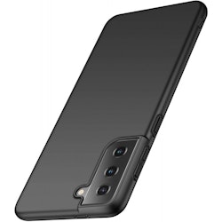 Samsung S23 - Ultratunt Stöttåligt Skal Gummibelagt Nordic® Matt Svart