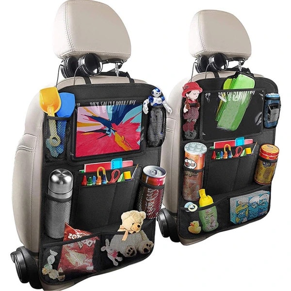 2-PACK Universal bilbaksäte mobil / surfplatta hållare Flera -FACK Svart