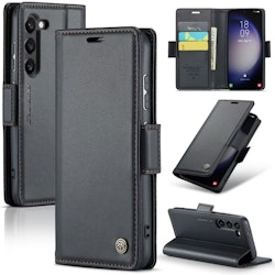 Samsung S23 - Fodral 4-FACK Premium CaseMe® Svart