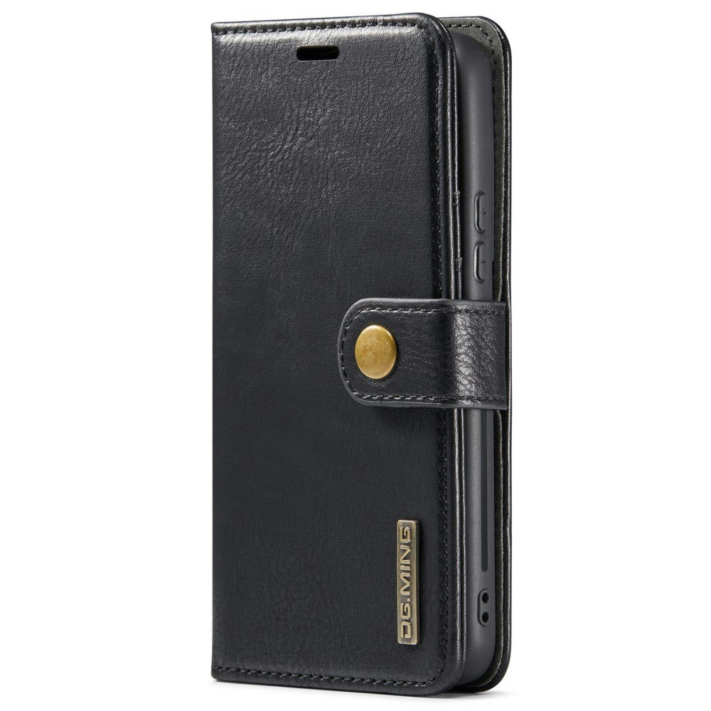 Samsung S22 - DG.MING® 2in1 Magnet Läder Fodral Svart