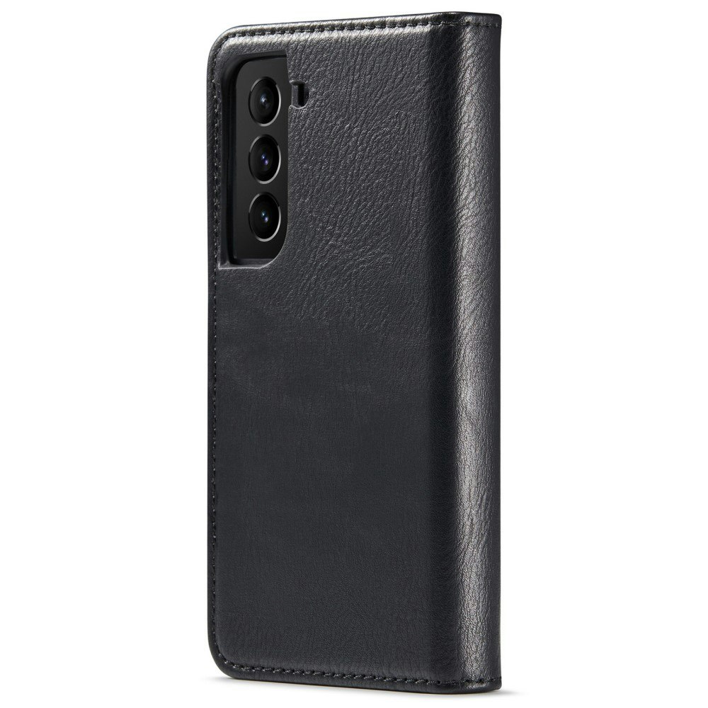 Samsung S22 - DG.MING® 2in1 Magnet Läder Fodral Svart
