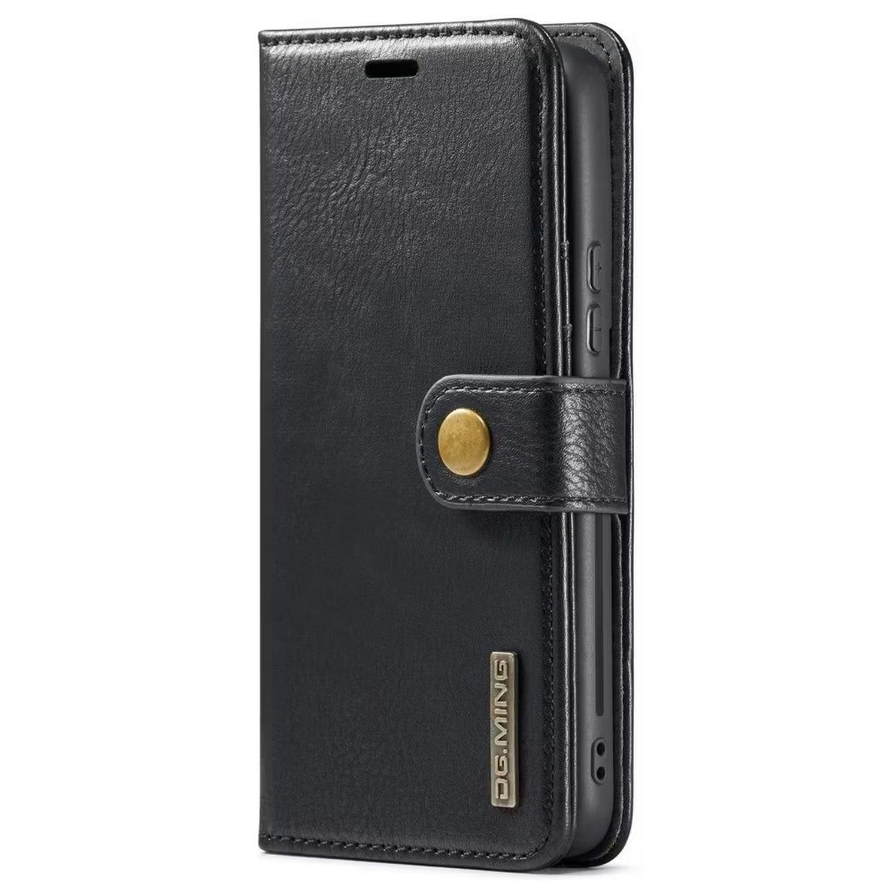Samsung S21 - DG.MING® 2in1 Magnet Läder Fodral Svart