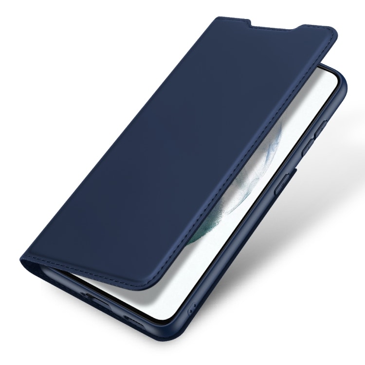 Samsung S21 FE - DUX DUCIS® Slim Läder Fodral Blå