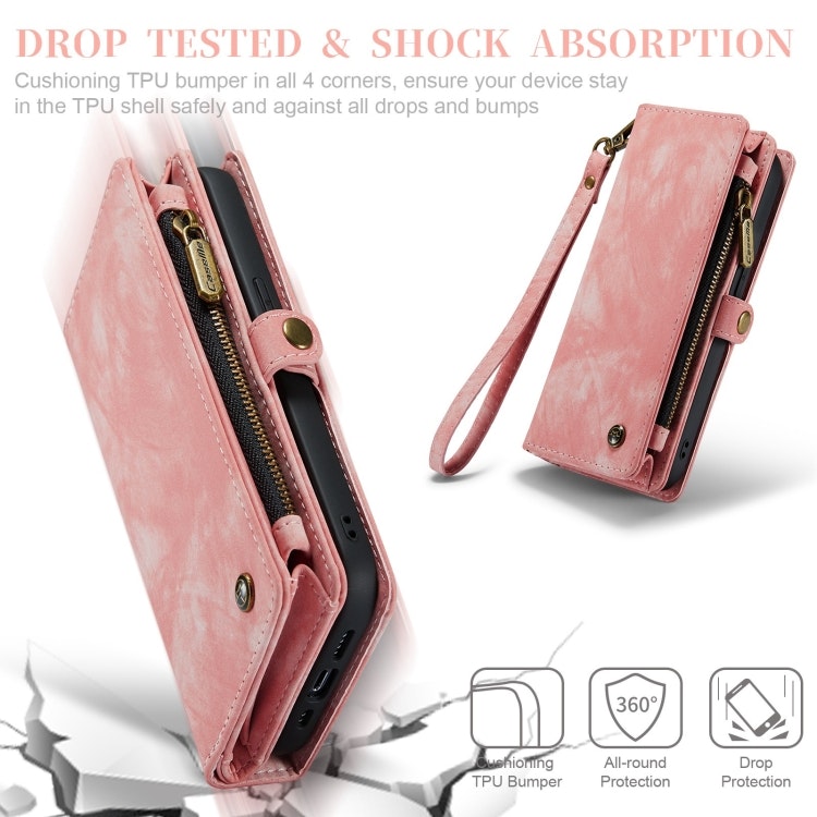 iPhone 13 Pro Max - CaseMe® 2in1 Magnet Plånboksfodral Rosa