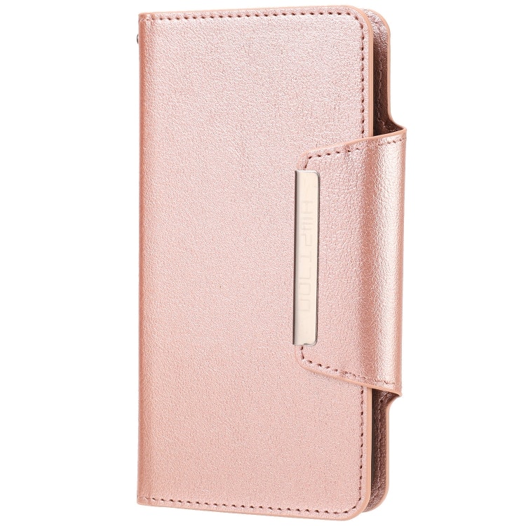 iPhone X/XS - 2in1 Magnet Plånboksfodral Roséguld