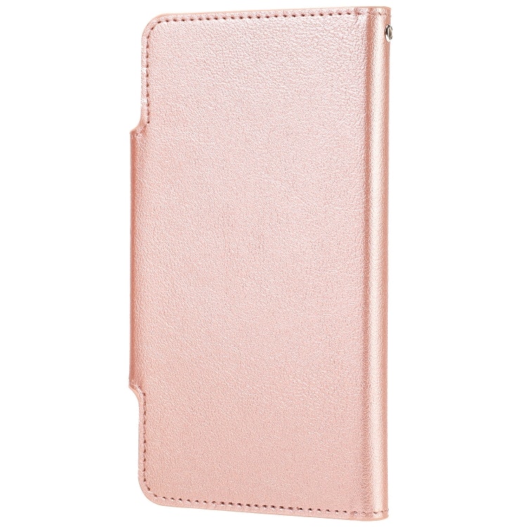iPhone X/XS - 2in1 Magnet Plånboksfodral Roséguld