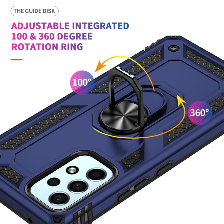 Samsung Galaxy A53 - Stöttåligt Hybrid Ring skal Blå