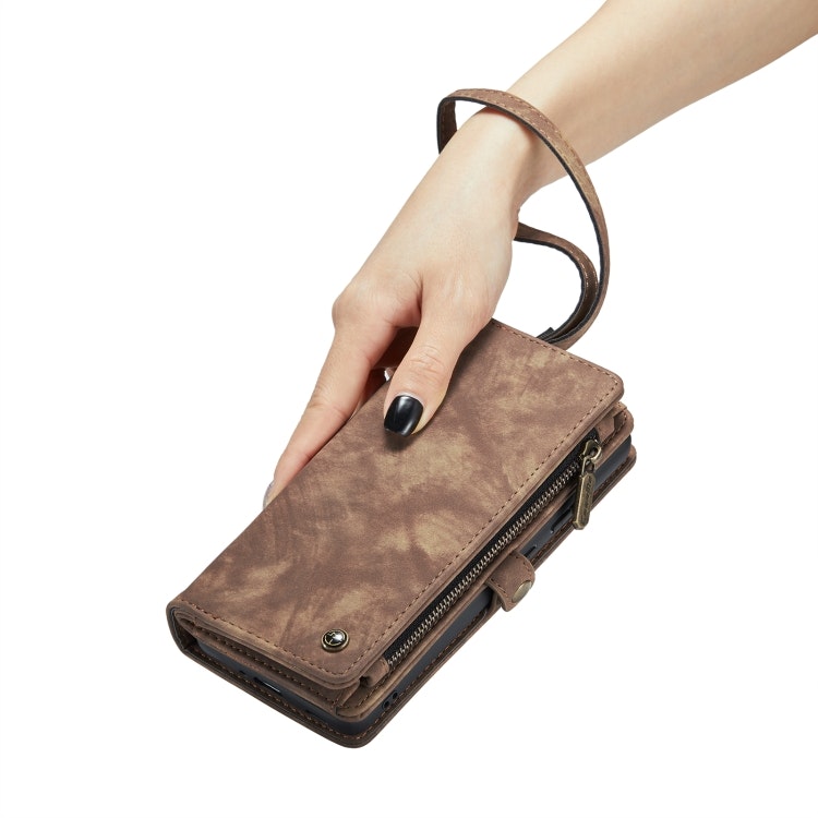 Samsung A53 - CaseMe® 2in1 Magnet Plånboksfodral Brun