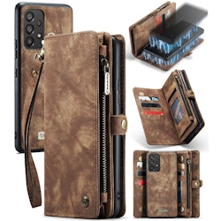 Samsung A53 - CaseMe® 2in1 Magnet Plånboksfodral Brun