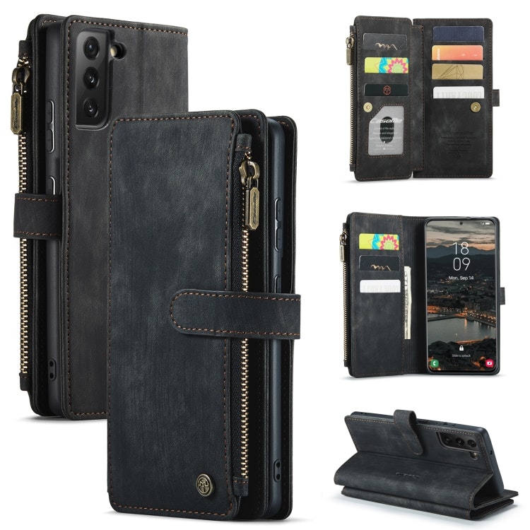 Samsung S22 - Multifunktionellt Fodral CaseMe Svart