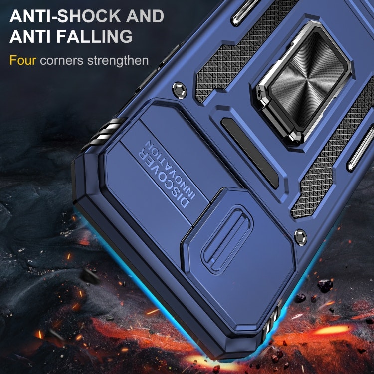 iPhone 13 Pro Max - Skal Camshield Pro Kameraskydd Hållare Blå