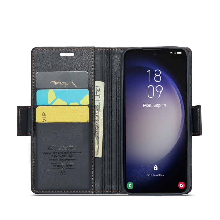 CaseMe Skin Pro Premium Fodral Samsung Galaxy S24 Svart
