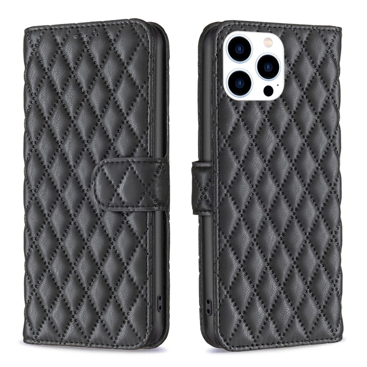 iPhone 15 Pro - Fodral 4-FACK Motiv Diamond Svart