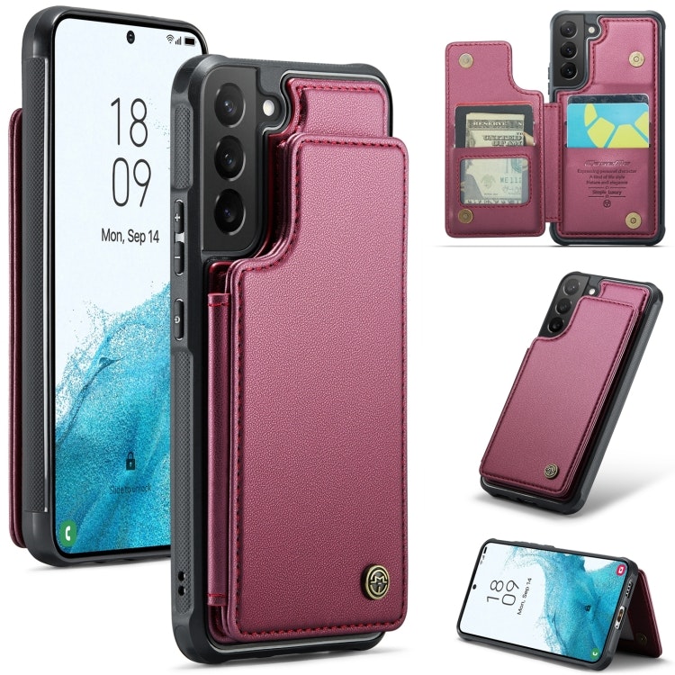 Samsung S21 - Premium Stöttåligt Skal 4-FACK Röd