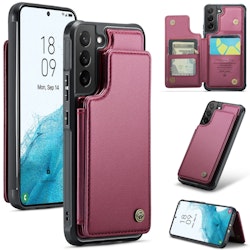 Samsung S21 - Premium Stöttåligt Skal 4-FACK Röd