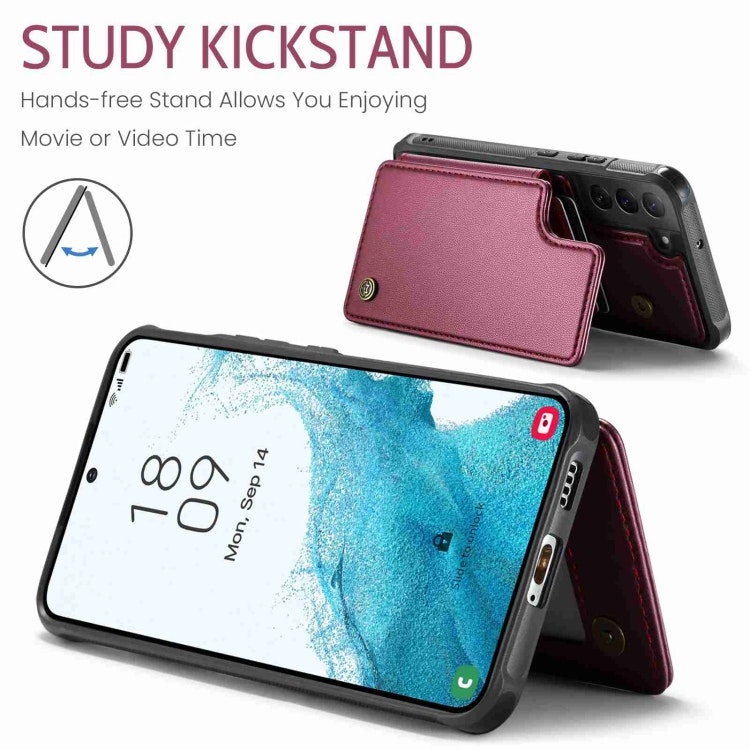 Samsung S21 - Premium Stöttåligt Skal 4-FACK Röd