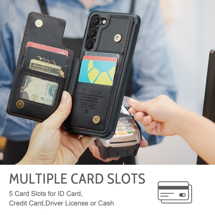 Samsung S23 - Skal 4-FACK RFID Skyddat CaseMe® Svart