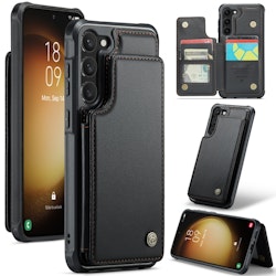Samsung S23 - Skal 4-FACK RFID Skyddat CaseMe® Svart