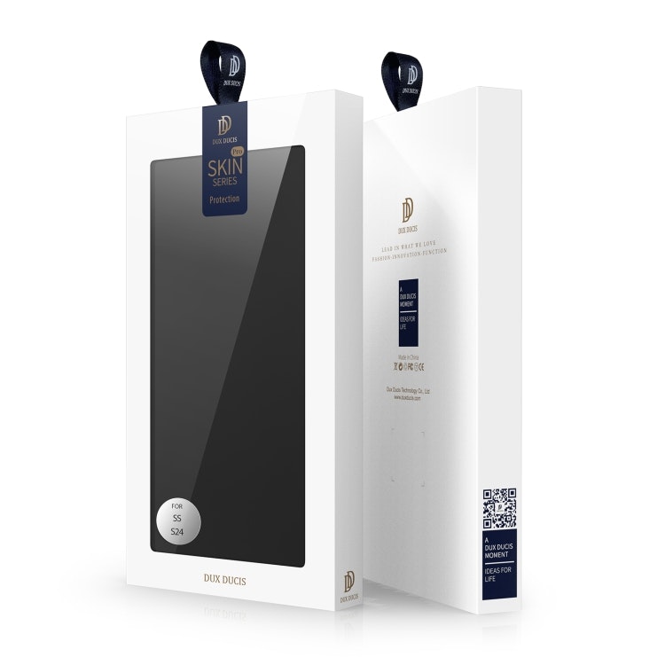 Samsung S24 - DUX DUCIS® Slim Läder Fodral Svart