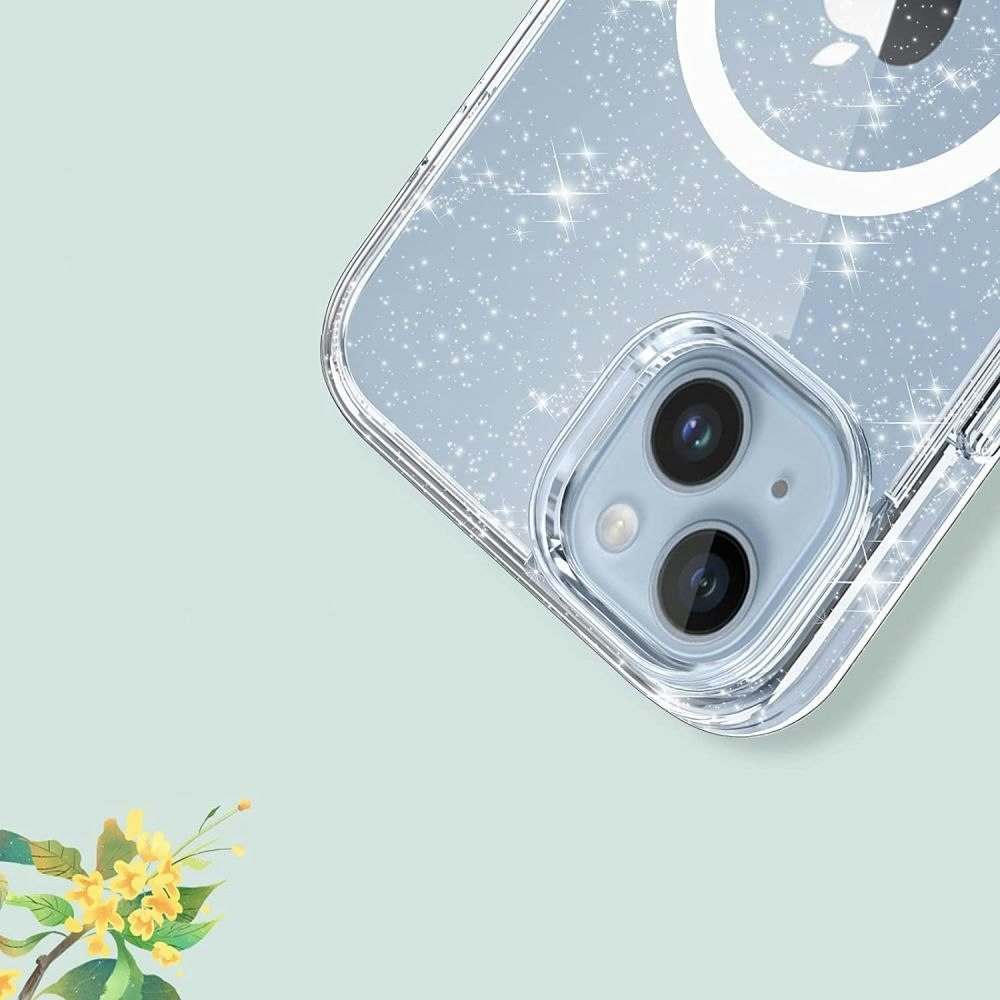 iPhone 13 - Magsafe Skal Transparent Glitter