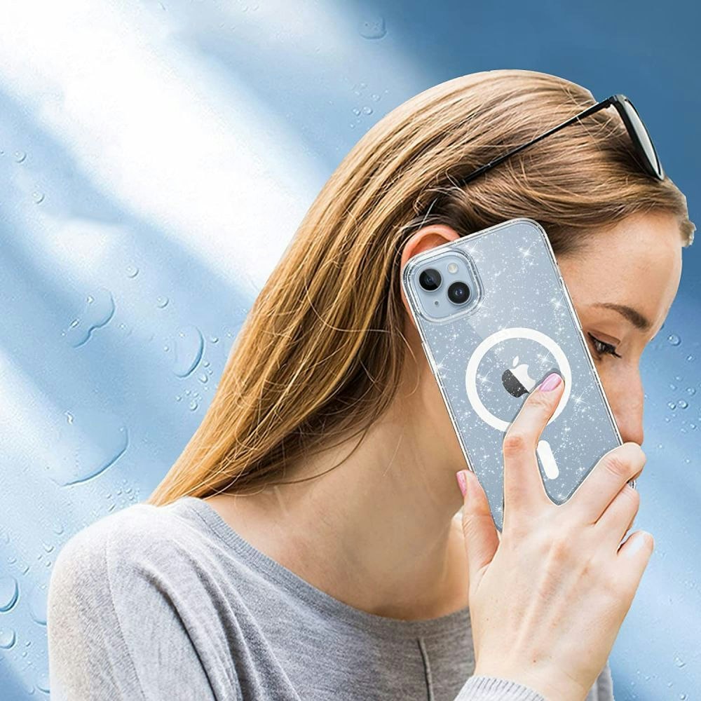 iPhone 13 - Magsafe Skal Transparent Glitter