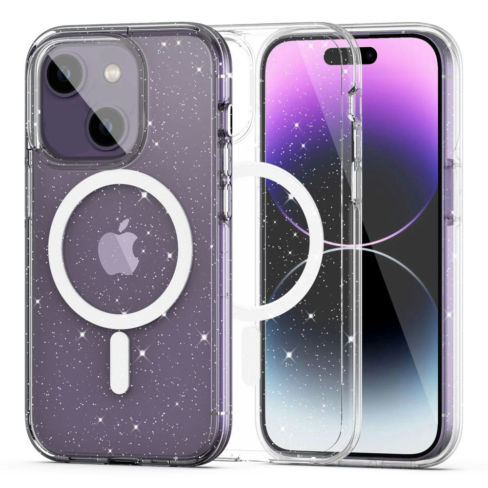 iPhone 13 - Magsafe Skal Transparent Glitter