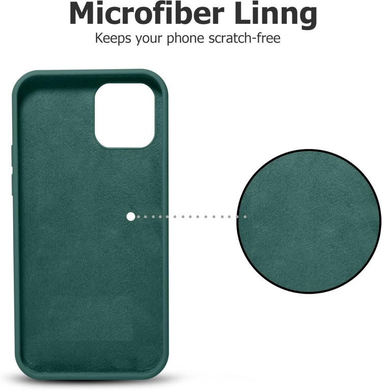 iPhone 11 - Gummibelagt Stöttåligt Silikon Skal Grön
