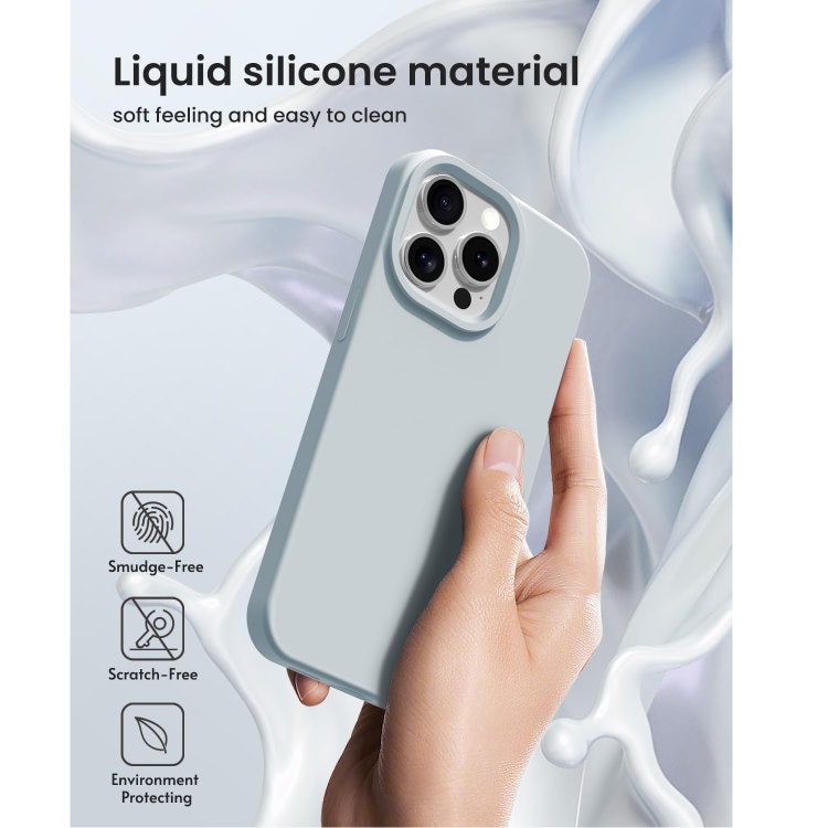 iPhone 11 - Gummibelagt Stöttåligt Silikon Skal Ljusgrå