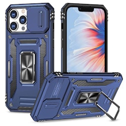 iPhone 13 Pro Max - Skal CamShield / Kameraskydd Stöttåligt Blå