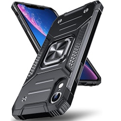 iPhone X/XS - Skal med Kickstand Solid® Extra förstärkt Svart