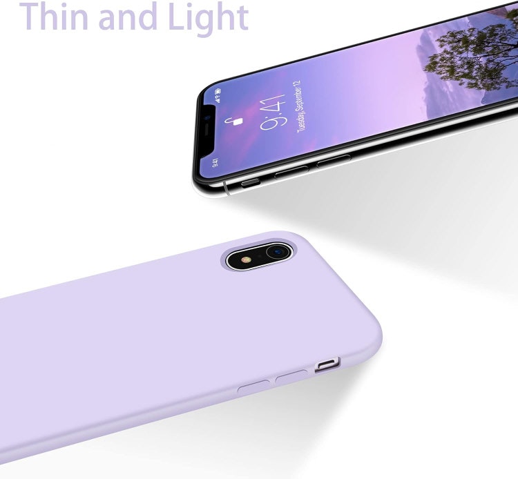 iPhone XR - Gummibelagt Silikon Skal Skin Pro® Lila